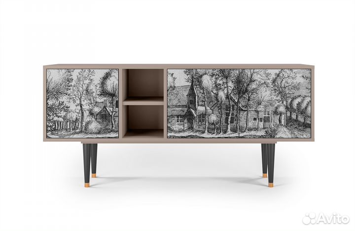 Тв-тумба T5 - Сатин - A Pond