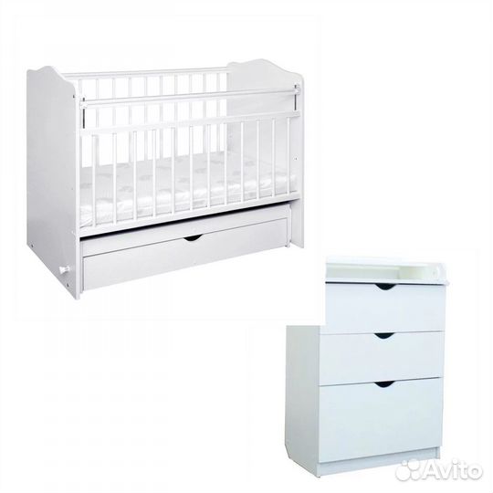 Кроватка+комод «Рондо»