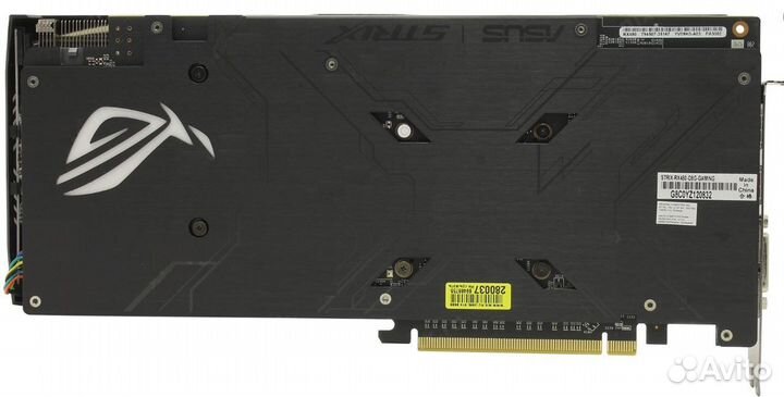 Видеокарта Radeon RX 480 8Gb, asus ROG strix
