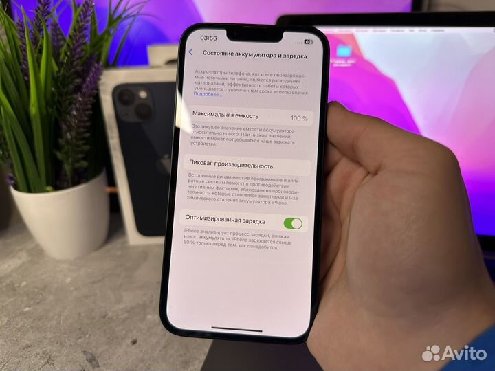 iPhone 13 128gb 100 акб Как Новый (Sim + Esim)