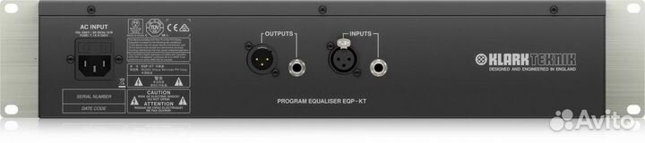 Ламповый ретро-эквалайзер klark teknik EQP-KT