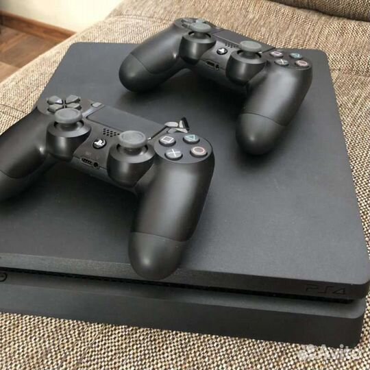 Sony PS4 slim 500gb прошитая 2 джойстика +500hdd