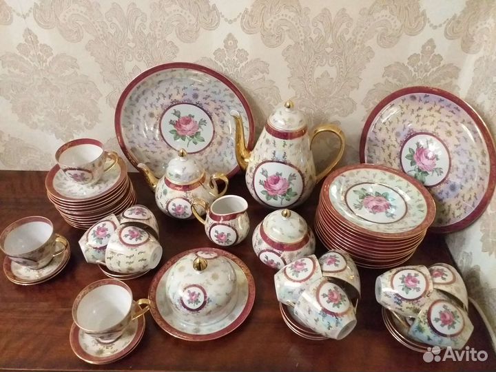 Чайный сервиз розы