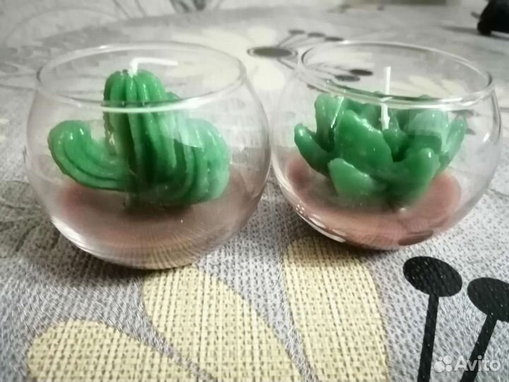 Декоративные свечи Кактусы