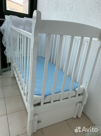 Кроватка детская можга красная звезда