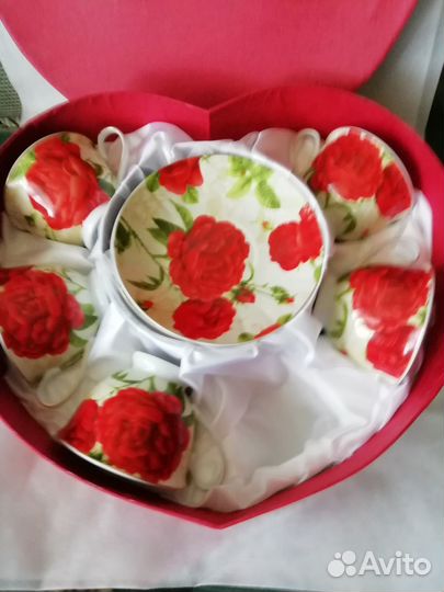 Чайный сервиз новый на 5персон