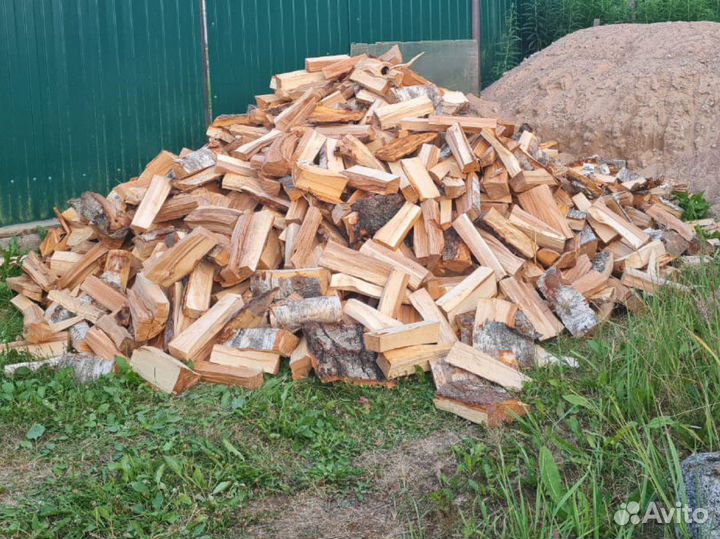 Дрова березовые колотые