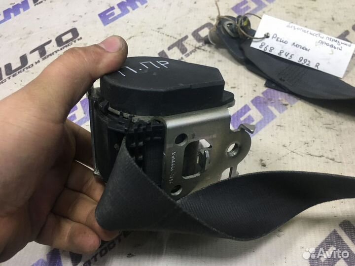 Ремень безопасности передний правый Рено Логан