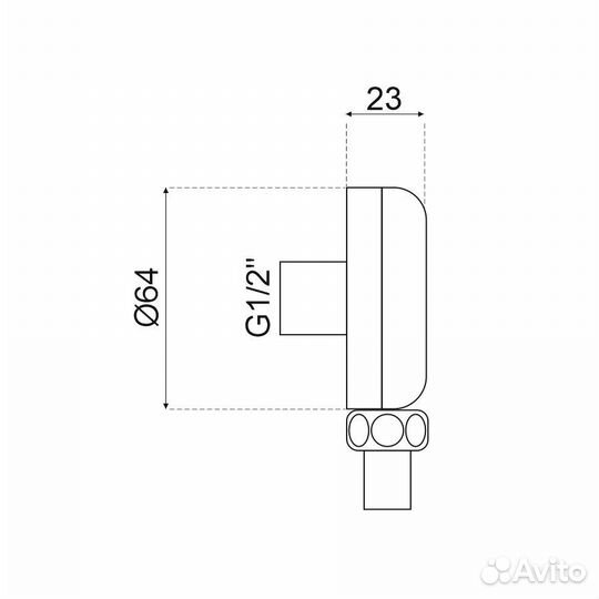 Шланговое подключение Webert AC1016740, белый