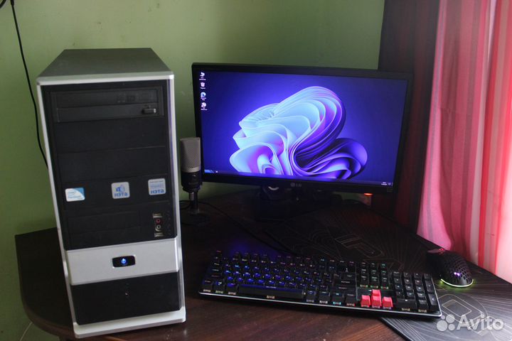 Super Игровой пк intel 4 ядра/R7 240/6GB/160GB/350