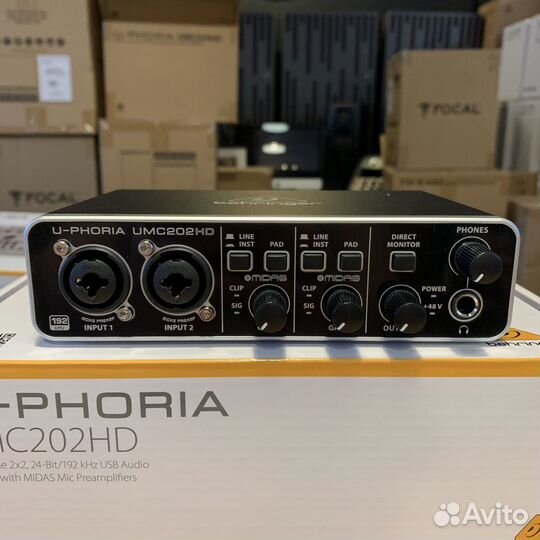 Behringer UMC202HD в Наличии