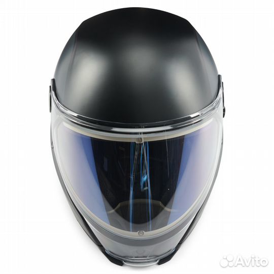 Шлем защитный oxygen helmet (DOT) charcoal grey M