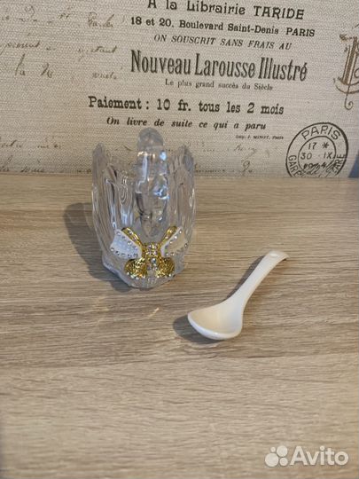 Икорница лебедь с ложкой