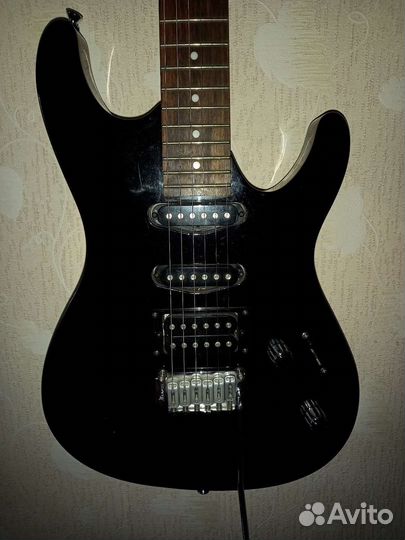 Электрогитара Ibanez black пр-во Индонезия