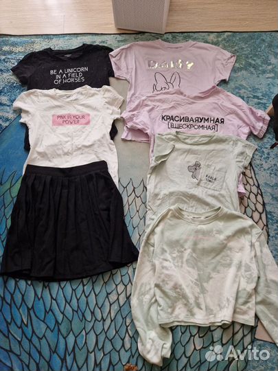 Одежда для девочки пакетом 10-12лет