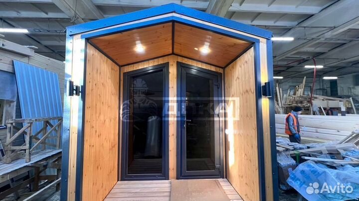 Баня каркасная с доставкой и монтажом