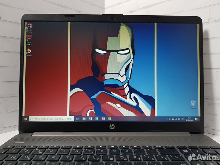 Нoутбук HP 4 потока/8Gb/SSD гарантия