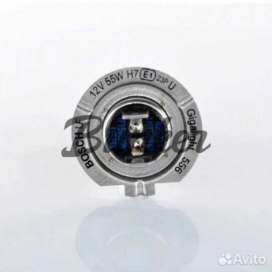 Галогеновые автолампы Bosch H7 12V 55W +120