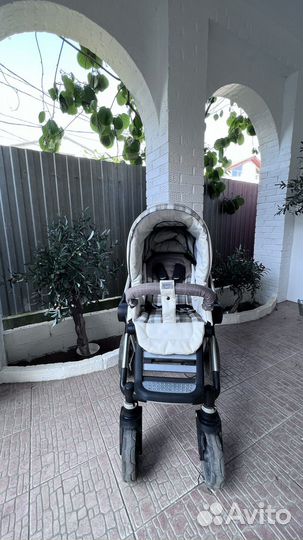 Коляска teutonia белая