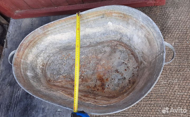Карыто оцинкованное. Ванна. Таз