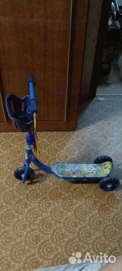 Самокат детский трехколесный бу