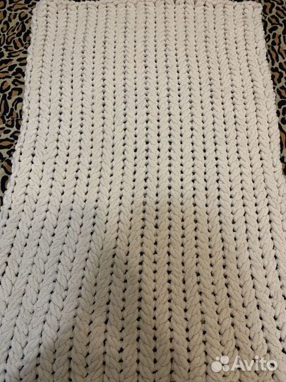 Плед из ализе пуффи