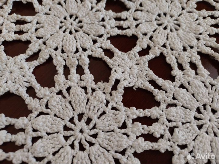 Скатерть, дорожка ришелье винтаж ручная работа