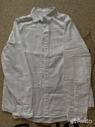 Рубашка zara для мальчика 164