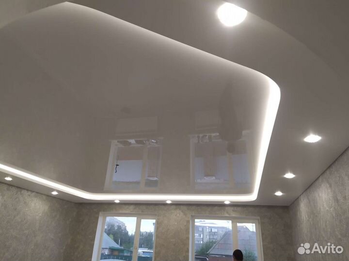 Монтаж натяжных потолков, люстры,светильники