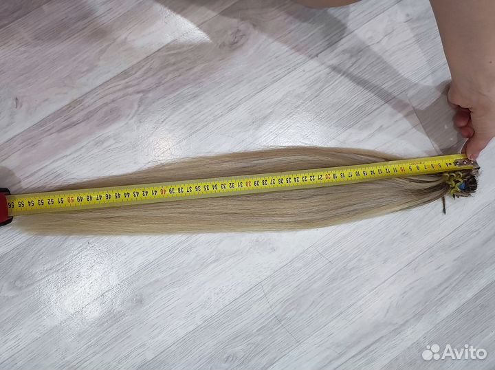 Волосы для наращивания 60 см омбре