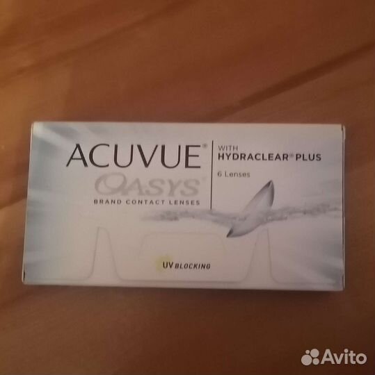 Линзы Acuvue Oasis With Hydroclear Plus (D: -4.75)