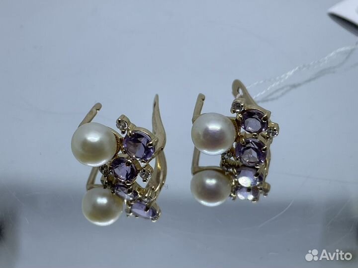 Золотые серьги