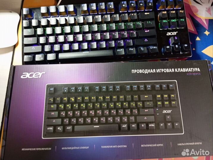 Игровая клавиатура Acer OKW126 механическая