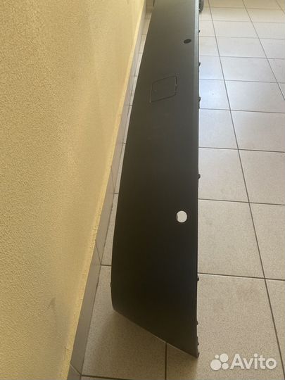 Накладка на задний бампер BMW X3