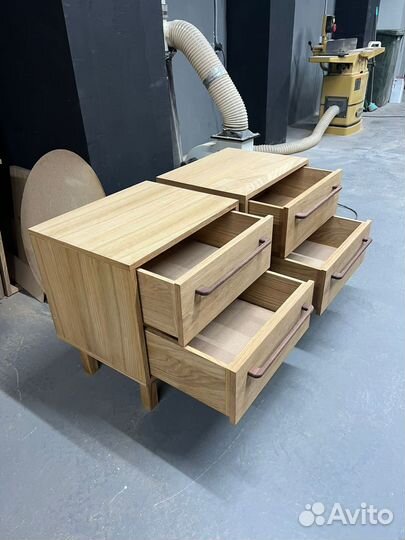 Тумбы из дубового шпона