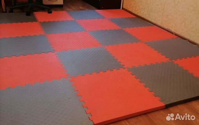 Мягкий пол спорт 500х500х14 50м2
