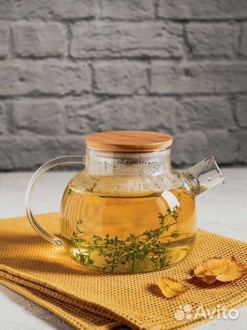 Стеклянный заварочный чайник