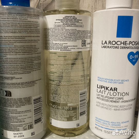 Косметика LA roche-posay lipikar и effaclar