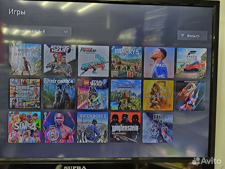 Xbox One S 1tb много игр