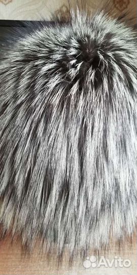 Шапка зимняя чернобурка