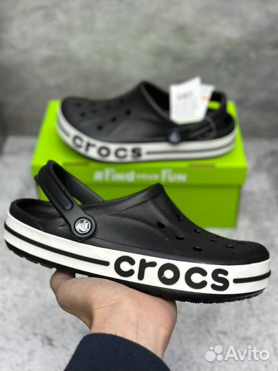 Сабо Crocs чёрные