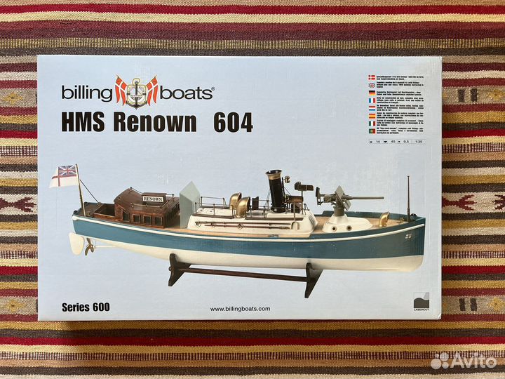 Сборная модель корабля HMS Renown 604