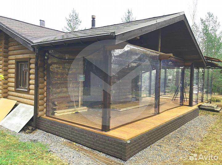 Окна жидкие на веранду пвх