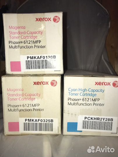 Картриджи оригинальные для Xerox Phaser 6121MFP