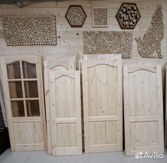 Дверь межкомнатная массив сосны