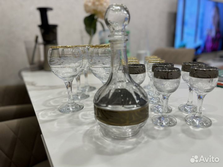 Фужеры с рюмками