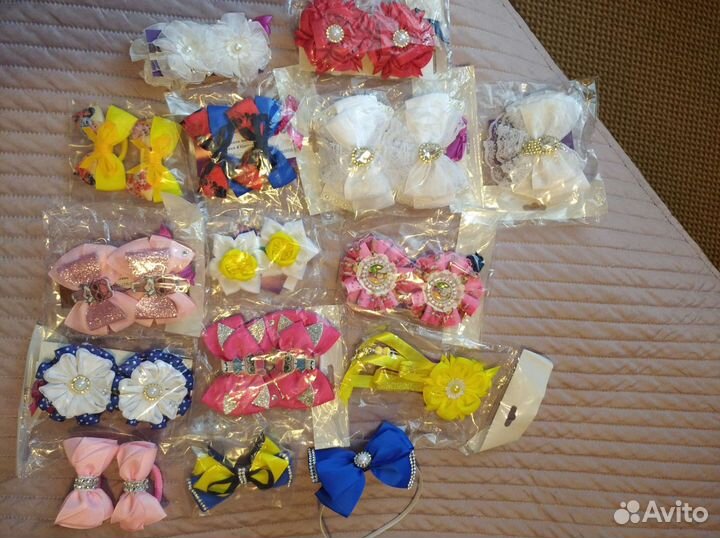 Заколочки, резиночки, бантики