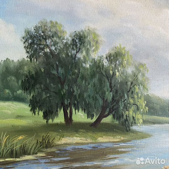 Картина маслом на холсте пейзаж