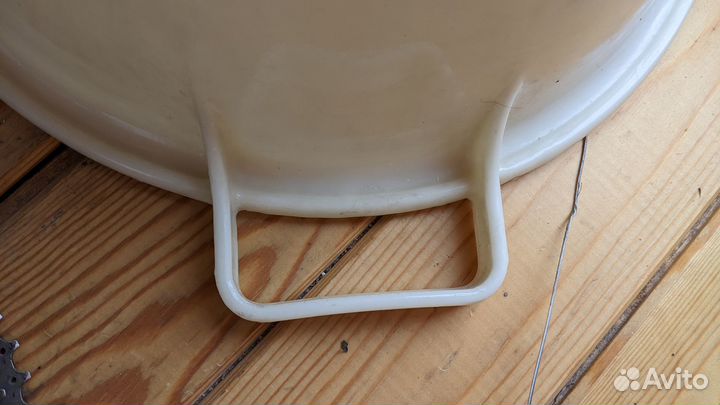 Таз пластиковый, овальный с ручками 30л