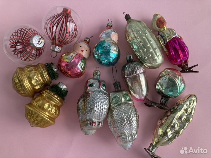 Елочные игрушки СССР
